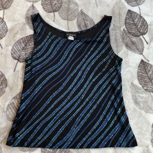 Women’s tank top with sparkle for holidays